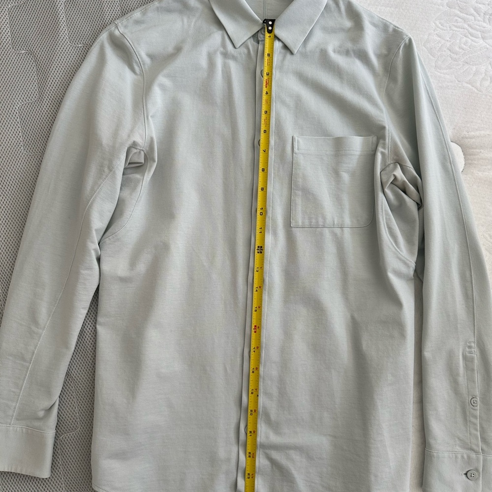 Lululemon Men’s Commission Long Sleeve Button-Down Shirt - Blue, Extra Small